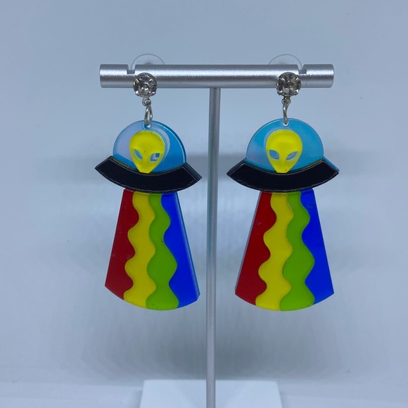 Alien earrings - Picture 4 of 8